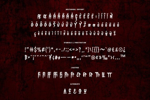 Deadcombs Font - Preview 2
