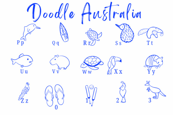 Doodle Australia Font - Preview 2