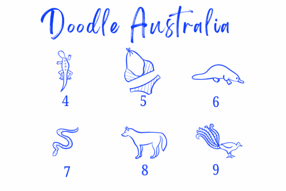 Doodle Australia Font - Preview 3
