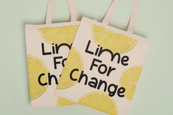 Good Lime Font PNG with transparent background - Preview 4