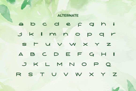 Good Lime Font PNG with transparent background - Preview 6