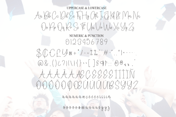 Graduation Font - Preview 6