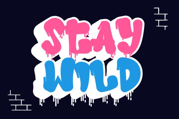 Ink Rush Font PNG with transparent background - Preview 5
