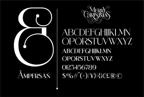 Love Merry Christmas Font PNG with transparent background - Preview 6