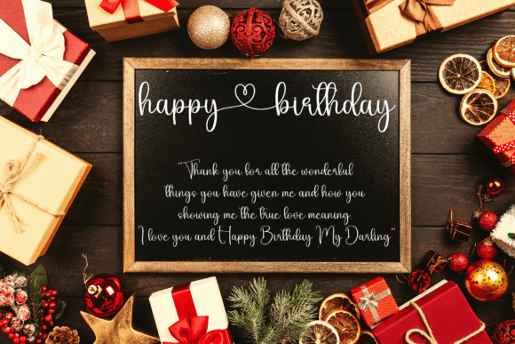 Lucky Love Font PNG with transparent background - Preview 3