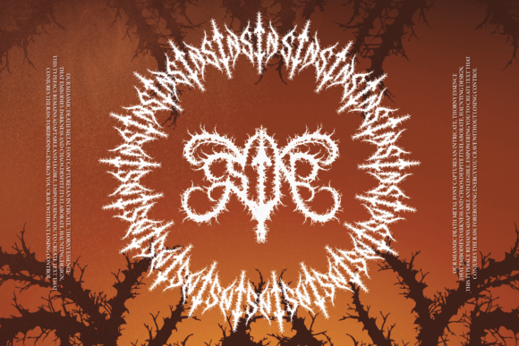 Miasmic Font PNG with transparent background - Preview 5