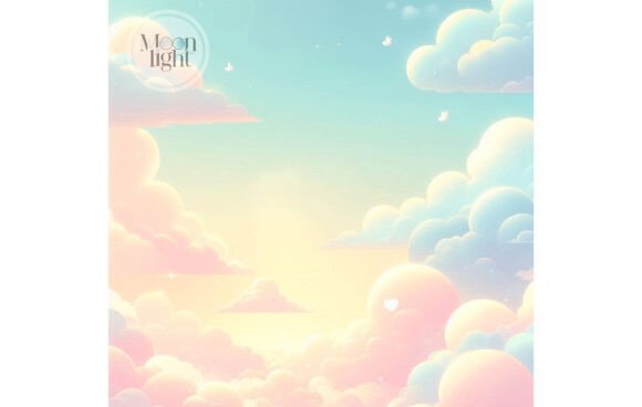 Pastel Sky and Cloud Background 95 Graphic by moonlight craft ...