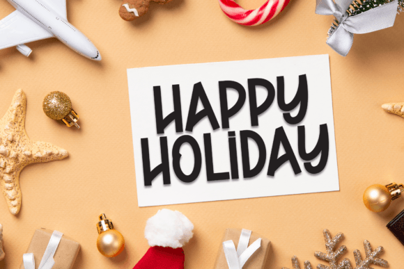 Snow Winter Font PNG with transparent background - Preview 4