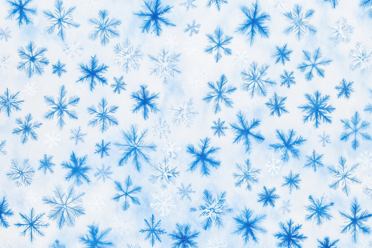 Snowflake Color Shade Snowflakes in Various Shades of Blue on Graphic by Sun Sublimation ...