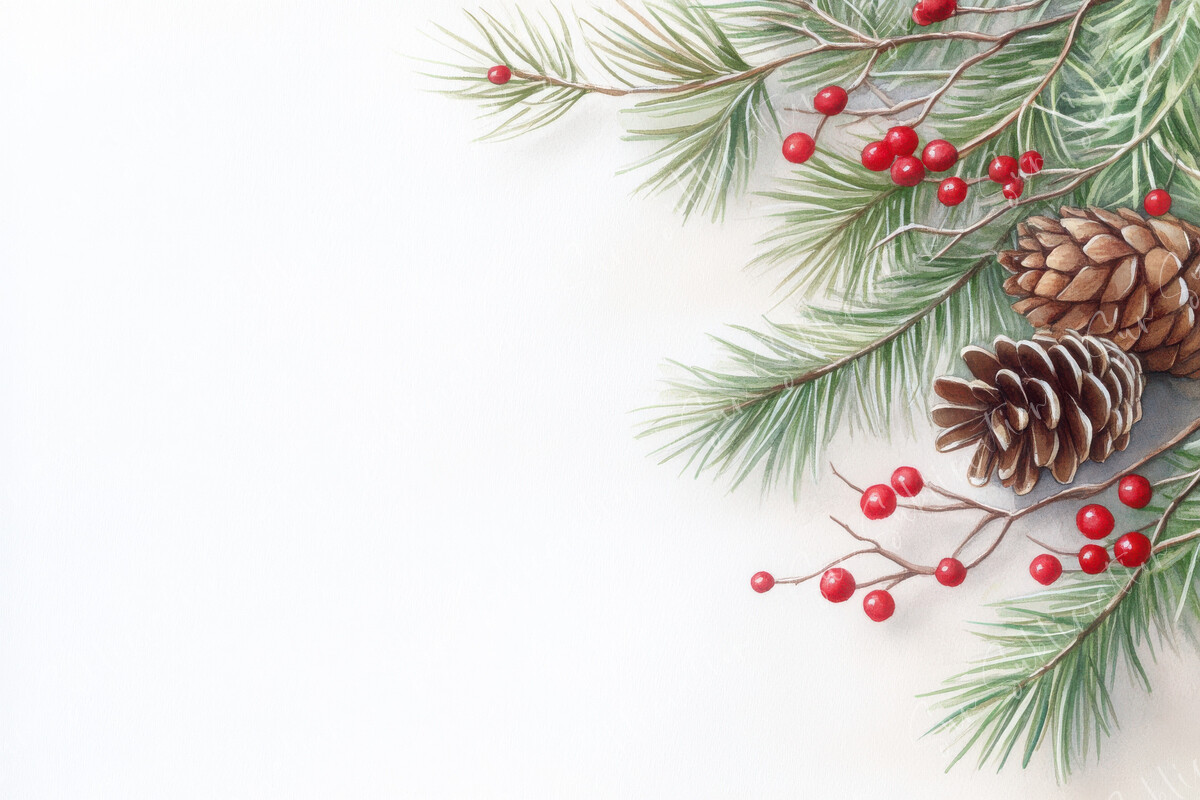 Beautiful Arrangement of Pine Branches, Graphic by Sun Sublimation ...
