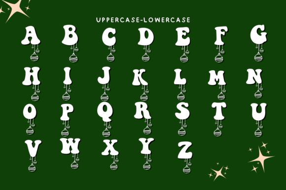 Christmas Ornaments Font - Preview 1