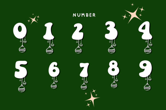 Christmas Ornaments Font - Preview 2