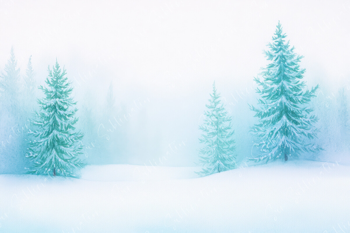 Serene Winter Landscape Featuring Snow Graphic by Sun Sublimation ...