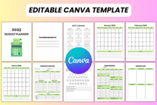 2025 Budget Planner Canva Kdp Interior Graphic by DIGITAL PRINT BOX ...