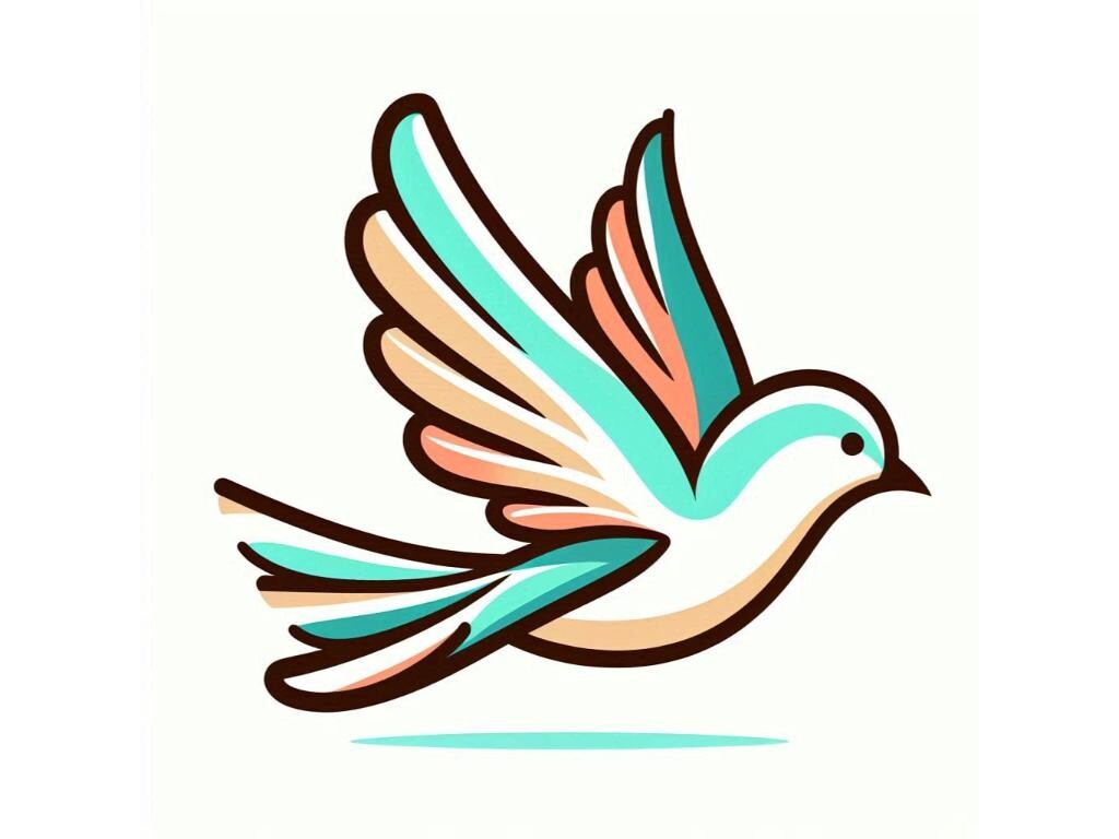 Murmuration Graphics A Bird in Flight, Designed with Smooth, Graphic by clipartguru ...