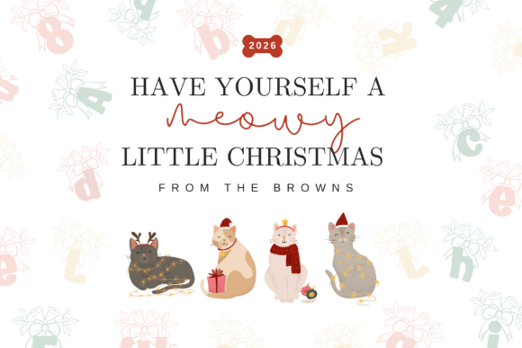 Bells Bow Christmas Font - Preview 4