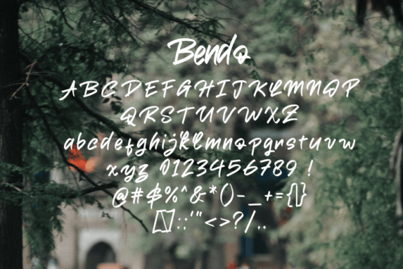 Bendo Font - Preview 1