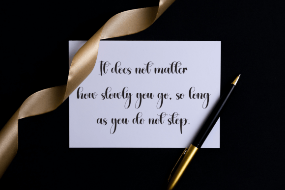 Black Pattern Font - Preview 2