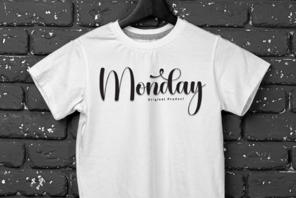 Black Pattern Font - Preview 3