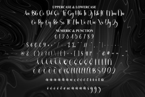 Black Pattern Font - Preview 6