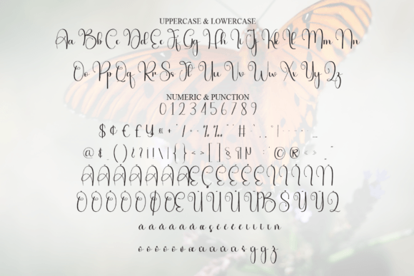 Butterfly Font - Preview 6