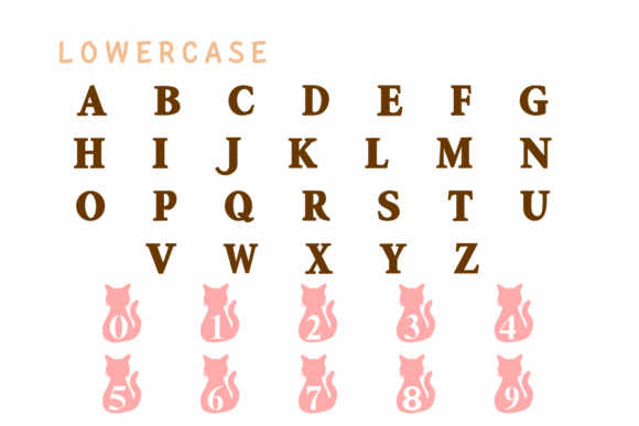 Cat Love Font - Preview 2