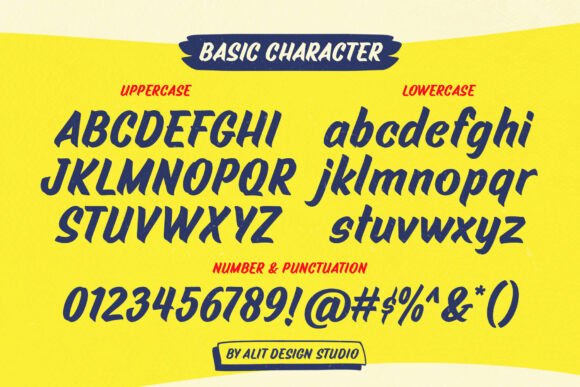 Century of Brush Font PNG with transparent background - Preview 5