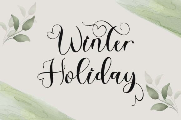 Christmas Amellia Font - Preview 4