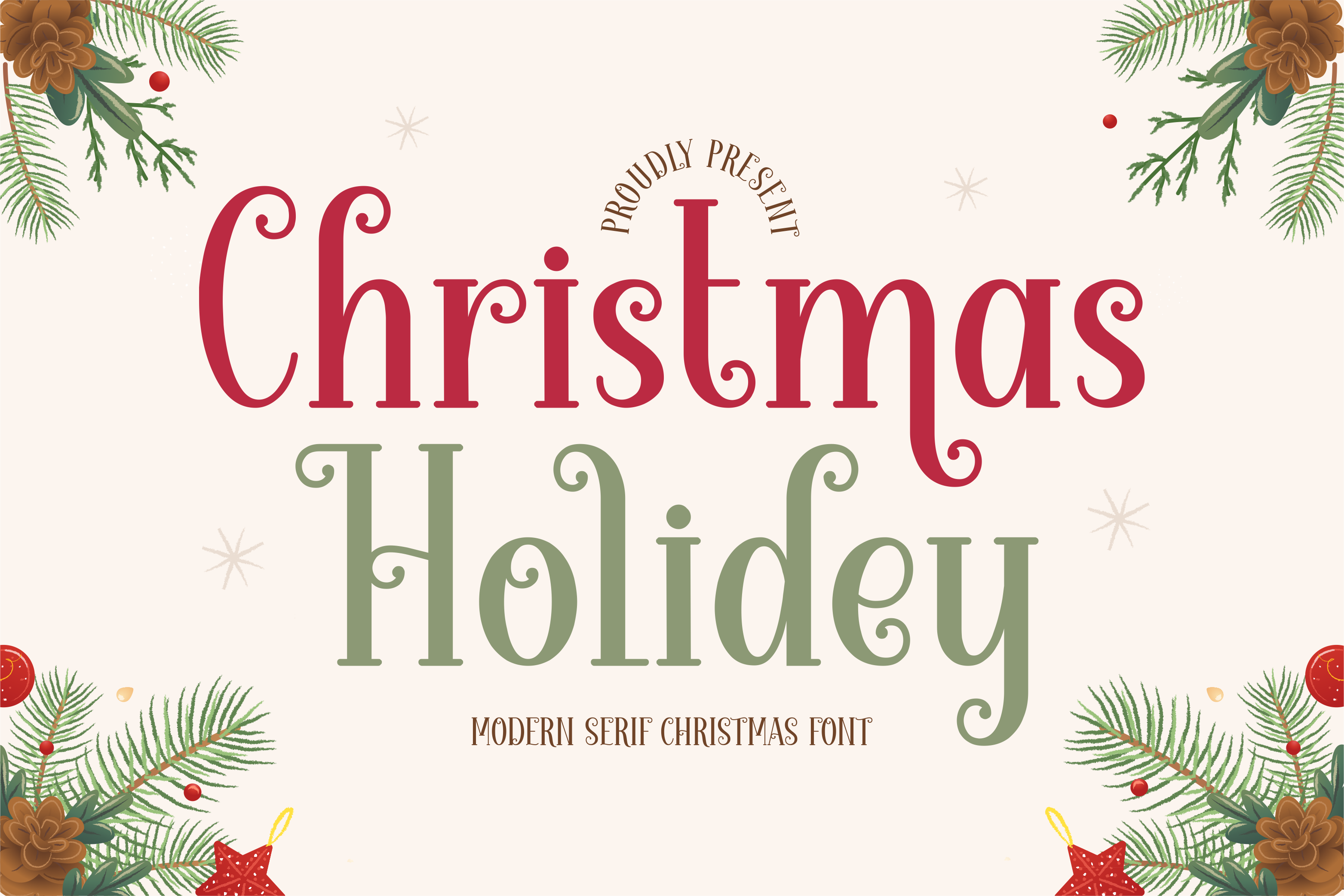 Christmas Holidey Font - photo 1