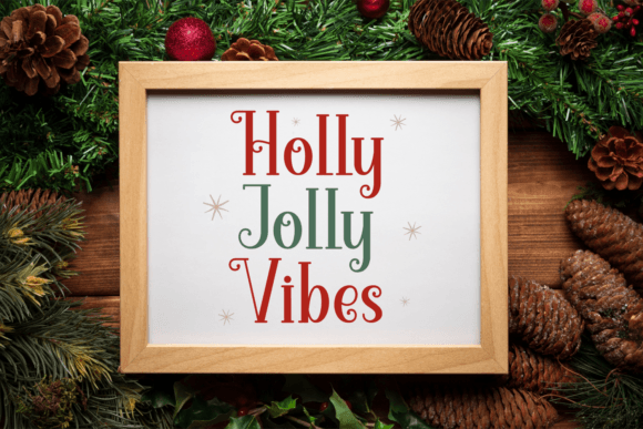 Christmas Holidey Font - Preview 1