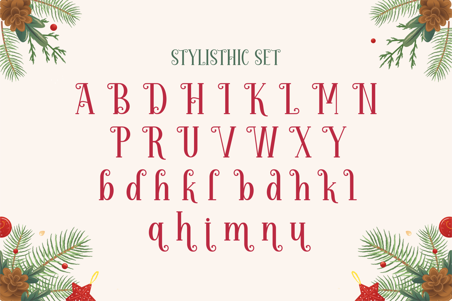 Christmas Holidey Font - photo 6