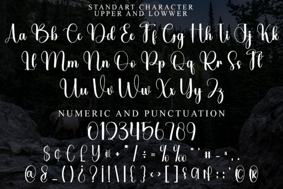 Christmas Pudding Font - Preview 4
