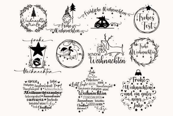 Christmas Svg Bundle, Weihnachten Svg,