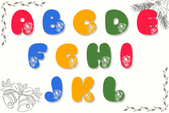 Christmas Bell Font - Preview 1