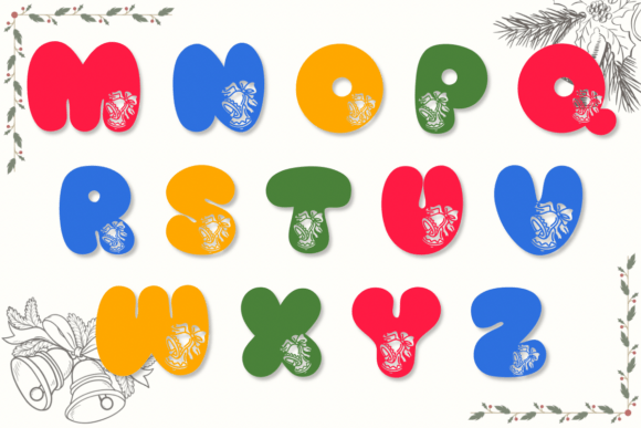 Christmas Bell Font - Preview 2