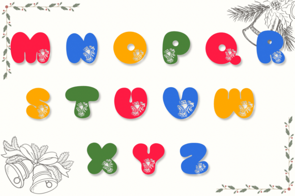 Christmas Bell Font - Preview 4