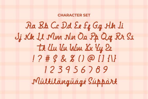 Dessert Box Font PNG with transparent background - Preview 2