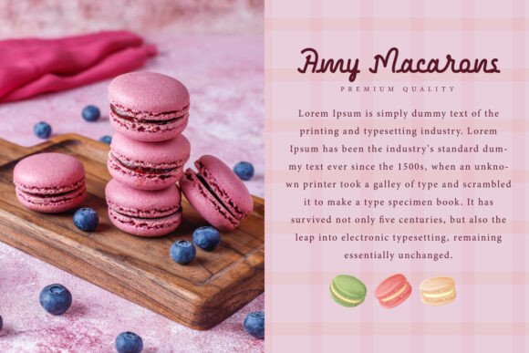 Dessert Box Font PNG with transparent background - Preview 4