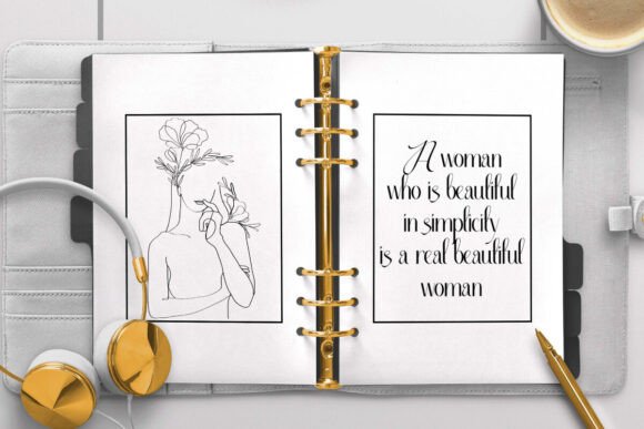Elegant Woman Font - Preview 3