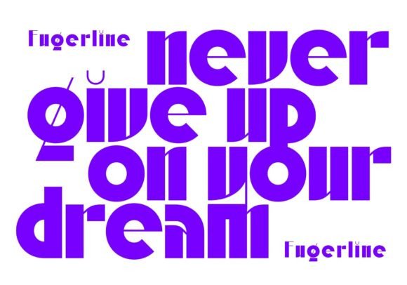 Fugerline Font - Preview 5
