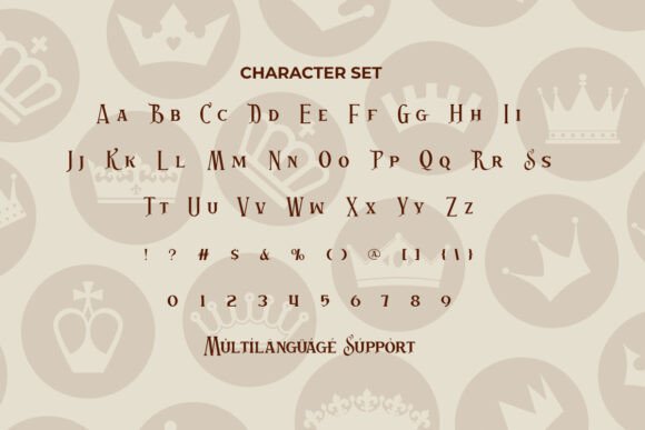 King Battle Font PNG with transparent background - Preview 4