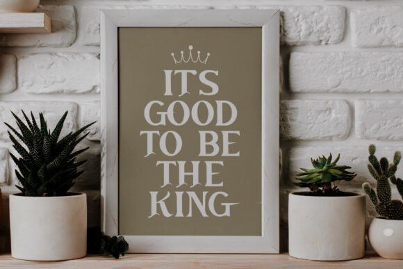 King Battle Font PNG with transparent background - Preview 6