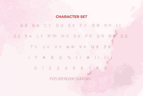 Lovely Mine Font PNG with transparent background - Preview 2
