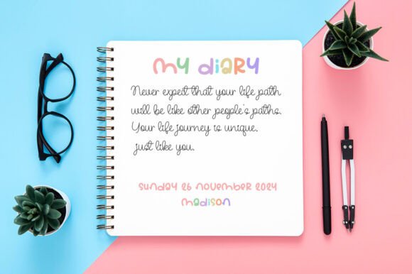 Mini Bites Font PNG with transparent background - Preview 3