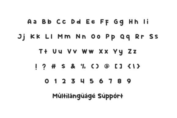 Nice Info Font PNG with transparent background - Preview 4