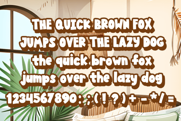 Pajamas Comic Font PNG with transparent background - Preview 3