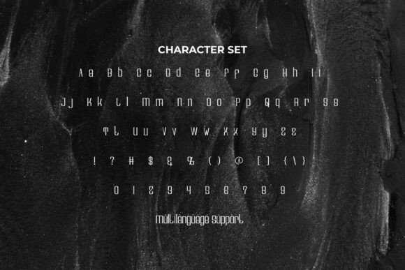 Pandeka Font PNG with transparent background - Preview 3