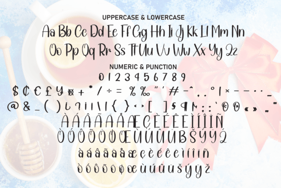 Santa Honey Font font preview - 6
