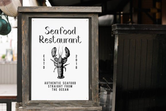 Sauce Bolognese Font PNG with transparent background - Preview 1