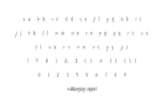 Savana Beauty Font PNG with transparent background - Preview 3